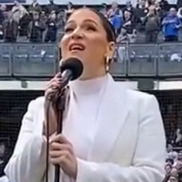 VIDEO: MR. SATURDAY NIGHT Star Shoshana Bean Sings the National Anthem at Yankees Ope Photo