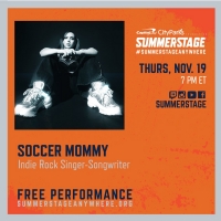 Soccer Mommy To Perform Live for SummerStage Anywhere on Nov. 19 Photo