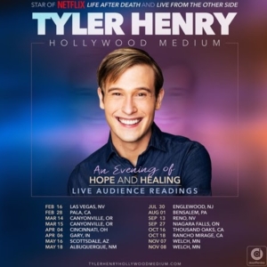 Tyler Henry to Bring 'An Evening of Hope and Healing' Tour Across the U.S. Photo