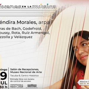 Eréndira Morales Ofrecerá Concierto De Arpa En El Museo Nacional De Arte Photo