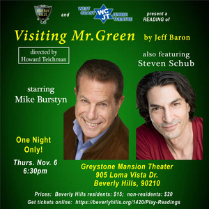Mike Burstyn And Steven Schub Star In Reading Of VISITING MR. GREEN At Greystone Mans Photo