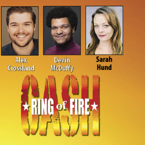 Cast Set for Johnny Cash Celebration RING OF FIRE at Beef & Boards Photo