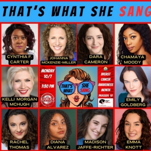 Cast Set for THATS WHAT SHE SANG All-Femme Cabaret at The Den Theatre Photo