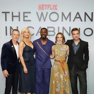Photos: Hannah Waddingham & Stars at THE WOMAN IN CABIN 10 Premiere Photo