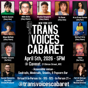 Trans Voices Cabaret Returns To Caveat Photo