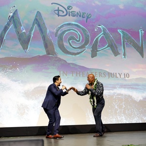 Video: Watch Lin-Manuel Miranda and Dwayne Johnson Perform 'You're Welcome' at MOANA Screening Event