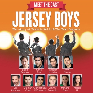 Full Cast Set for JERSEY BOYS at La Mirada Theatre Interview