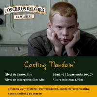 CASTING CALL: Se convocan audiciones para el papel de Mondain en LOS CHICOS DEL CORO Photo