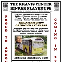INTERSECTION OF LINCOLN AND PARKS Coming to the Kravis Center's Rinker Playhouse in February
