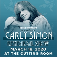 New Artists Added to THE MUSIC OF CARLY SIMON At Carnegie Hall Photo