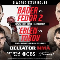 BELLATOR 290: Bader vs. Fedor 2 to Air on CBS In February Photo