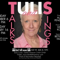 Tulis McCall Stars in TULIS TALKS AND SINGS at Don't Tell Mama This Winter Photo