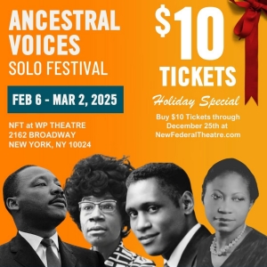 Woody King Jr. New Federal Theatre to Host the Ancestral Voices Solo Festival Photo