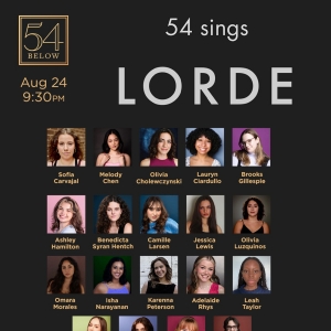 54 SINGS LORDE Will Light Up 54 Below Photo