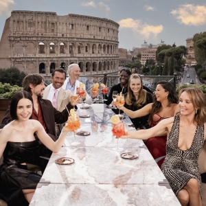 Photos: Ashley Park & EMILY IN PARIS Cast Arrive in Rome Photo