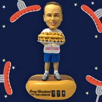 First Joey Chestnut Bobblehead Unveiled Video