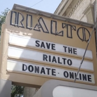 VIDEO: Rialto Theater Pleads 'Save the Rialto' on its Marquee