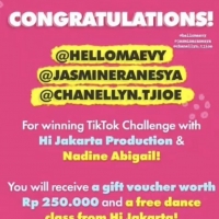 Winners Announced For Hi Jakarta Production's TikTok Challenge Photo