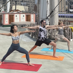 South Street Seaport Museum 2023 Vinyasa On A Vessel Series Coming To A Close in Octo Photo