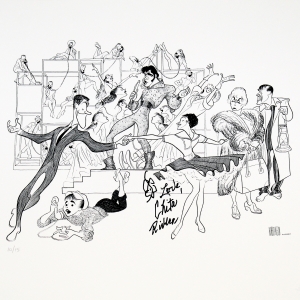 Al Hirschfeld Prints, Signed By Cher, Chita Rivera & More to be Auctioned Photo