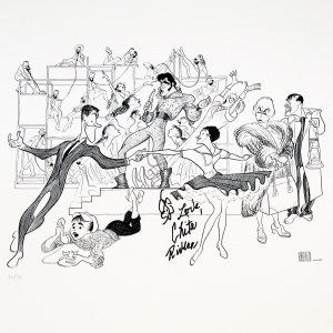 Al Hirschfeld Prints Signed By Cher, Chita Rivera & More to be Auctioned Off
