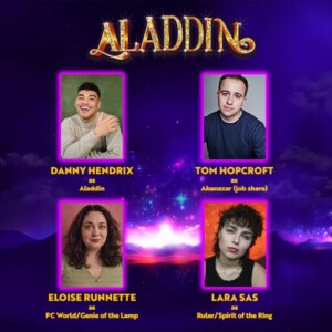 ALADDIN Cast Set for Nottingham Playhouse Photo