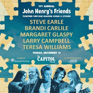 Steve Earle to Present 11th Annual John Henry's Friends Benefit Concert Photo