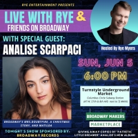 Analise Scarpaci to Join LIVE WITH RYE & FRIENDS ON BROADWAY Photo