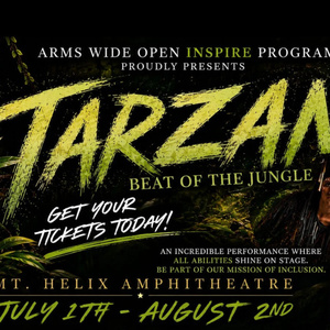 Interview: Chris Rubio of TARZAN: BEAT OF THE JUNGLE at Arms Wide Open At Mt. Helix Amphitheatre