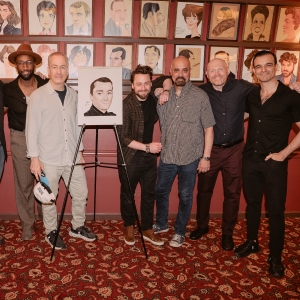 Photos: Kieran Culkin Receives Sardis Portrait Photo
