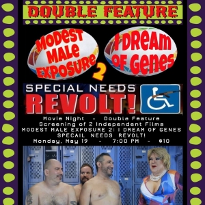 MODEST MALE EXPOSURE 2: I DREAM OF GENES Part Of DOUBLE FEATURE At Brooklyns Lucky 13 Salo Photo