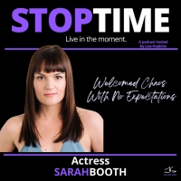 Listen: THREE PINES Star Sarah Booth Appears On STOPTIME:LIVE IN THE MOMENT Podcast Photo