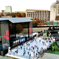 Downtown Raleigh Ice Skating Rink Returning To Red Hat Amphitheater This November! Photo