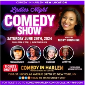 Comic Nicky Sunshine Hosts Ladies Night Showcase at Comedy In Harlem Photo