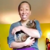 VIDEO: Ballet Teacher's Cat Crashes Her Remote Dance Class in This Hilarious Video Photo