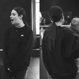 Video: Lea Michele Sings BARBIE & More in Tour Rehearsal Photo