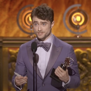 Video: Daniel Radcliffe Accepts Tony Award For MERRILY WE ROLL ALONG Photo