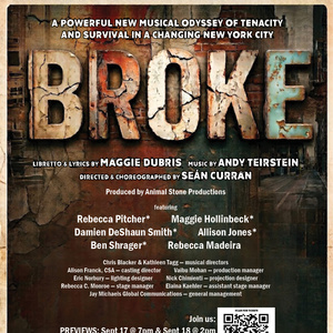 New Musical BROKE to Premiere at Theatre Row Photo