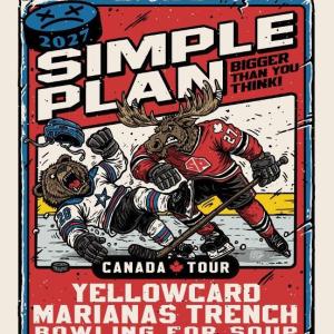 SIMPLE PLAN to Bring 'BIGGER THAN YOU THINK' Tour to Canada in 2027 Photo