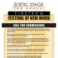 Zoetic Stage Opens Submissions For The 2nd Annual Finstrom Festival Photo