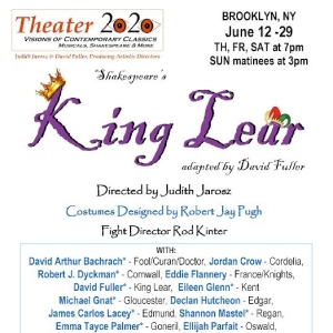 KING LEAR at Theatre 2020 to Open in June Photo