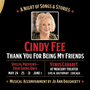 Cindy Fee, Thank You for Being a Friend Vocalist, to Debut One-Woman Show in Chicago Photo