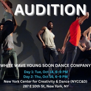 WHITE WAVE Young Soon Kim Dance Company to Hold Company Auditions In New York City