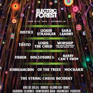 Electric Forest Announces Initial Music Lineup For 2025 Edition Photo