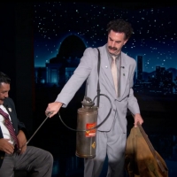 VIDEO: Borat Gives Jimmy Kimmel a COVID-19 Test