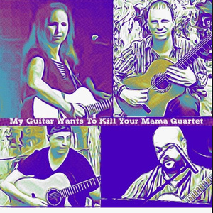 MY GUITAR WANTS TO KILL YOUR MAMA GUITAR QUARTET: Unplugged Set for Salomon Arts Gall Video