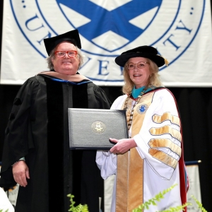 CHEF DAVID BURKE Receives Honoray Doctorate from Johnson & Wales University