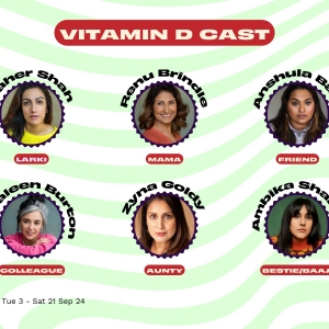 Full Cast and Creative Team Set for VITAMIN D at Soho Theatre