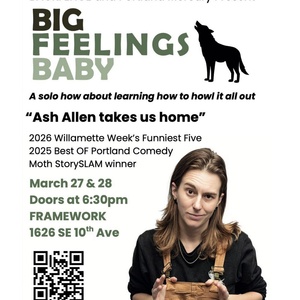 Ash Allen Will Bring Solo Show BIG FEELINGS BABY to BackFence Photo