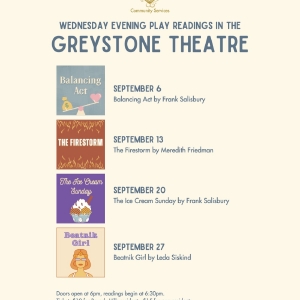 Theatre 40 Play Readings at Greystone Mansion Starts in September Photo